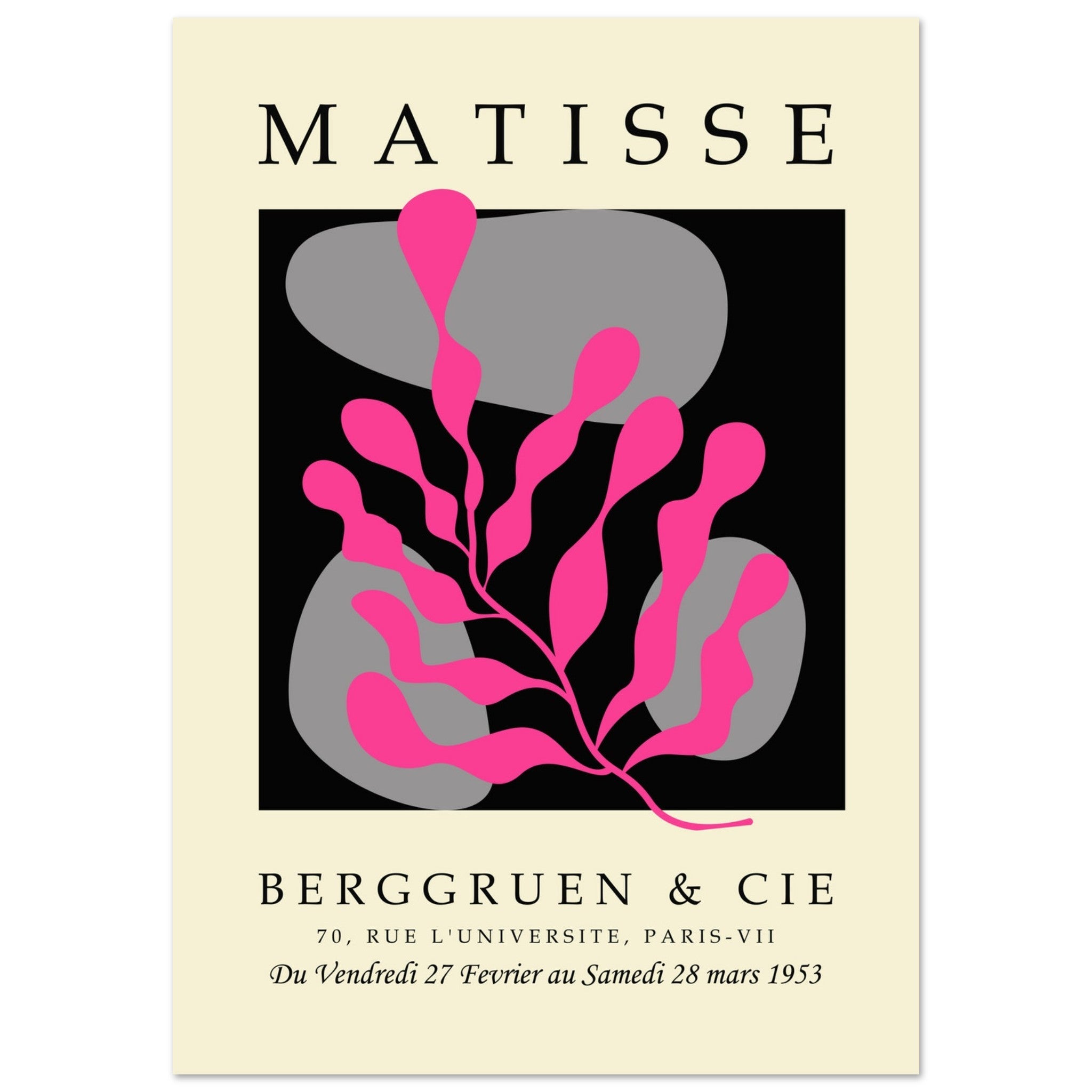 Matisse Print | Abstract Exhibition Poster | illieeart | illiee art