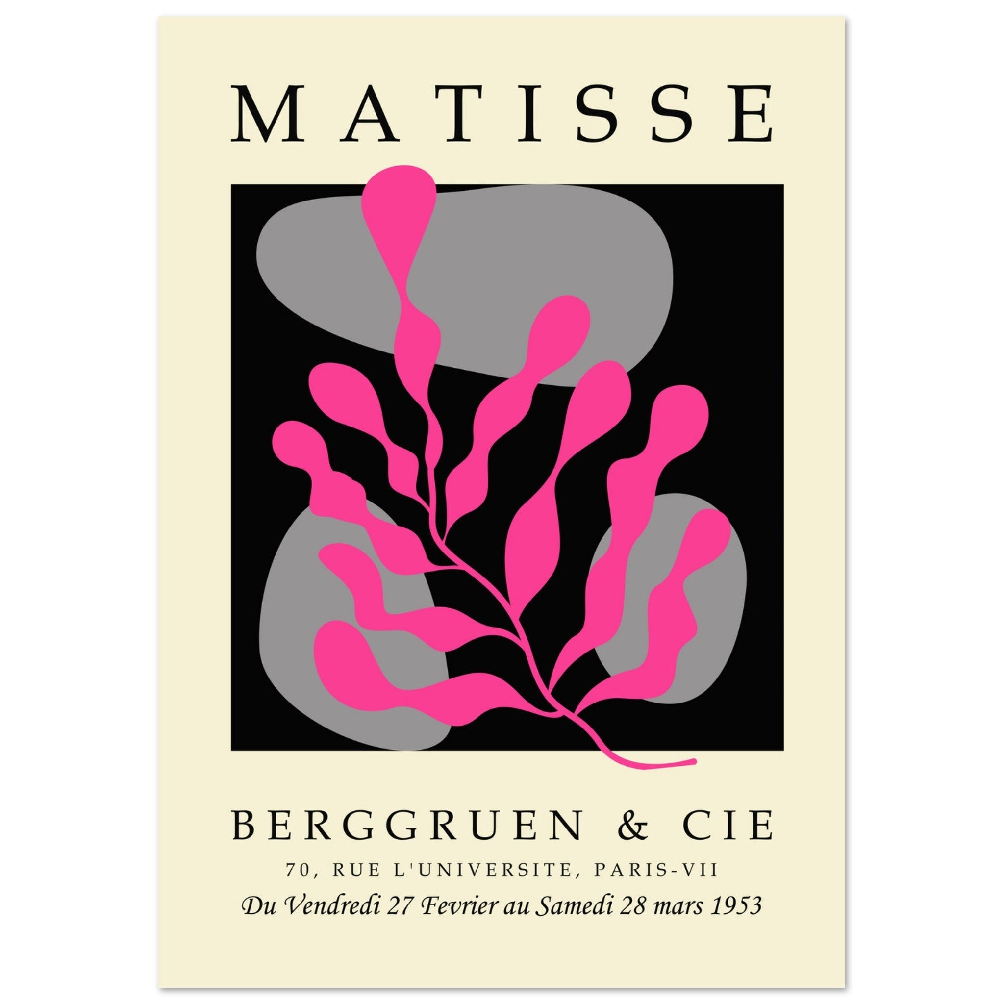 Matisse Print | Abstract Exhibition Poster | illieeart | illiee art