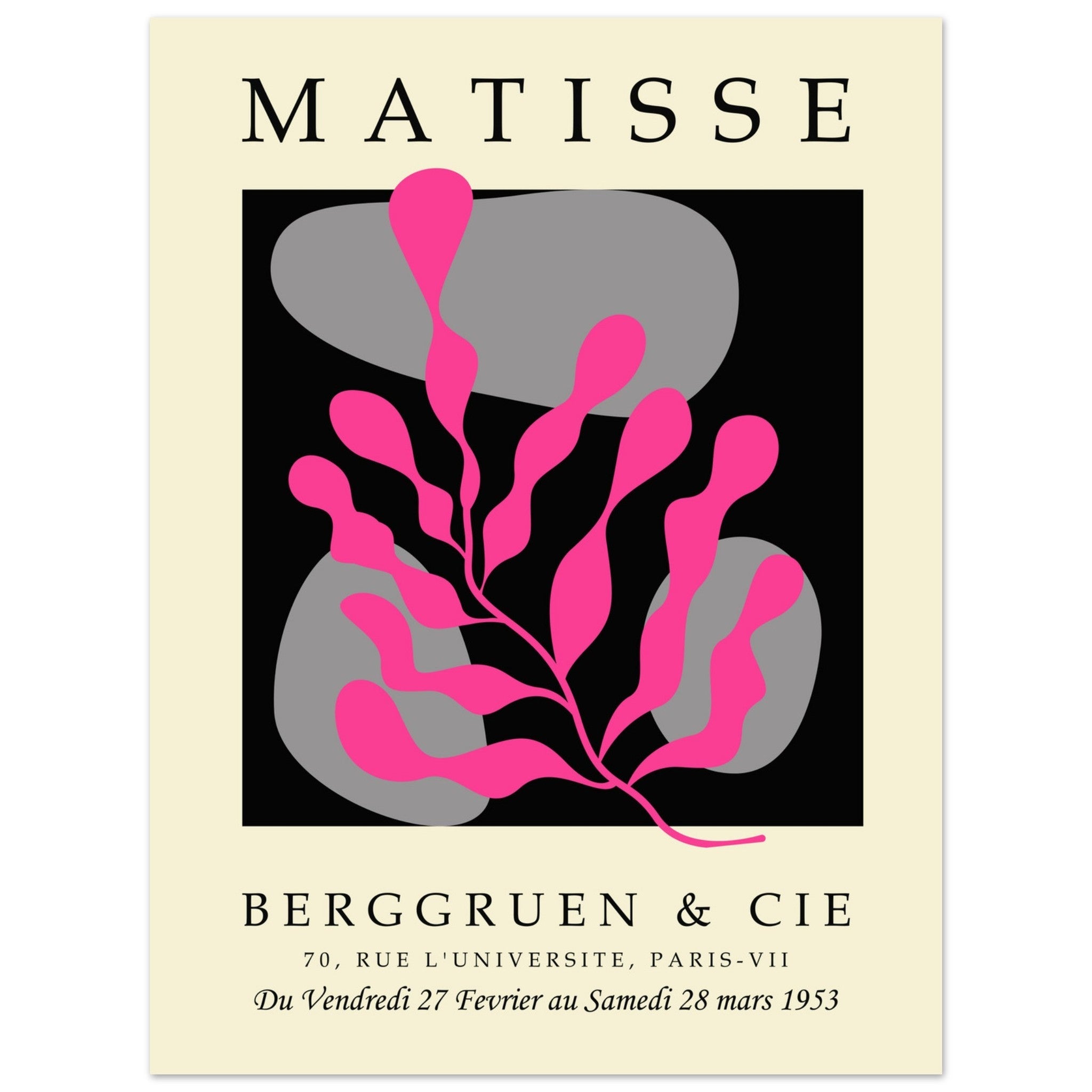 Matisse Print | Abstract Exhibition Poster | illieeart | illiee art