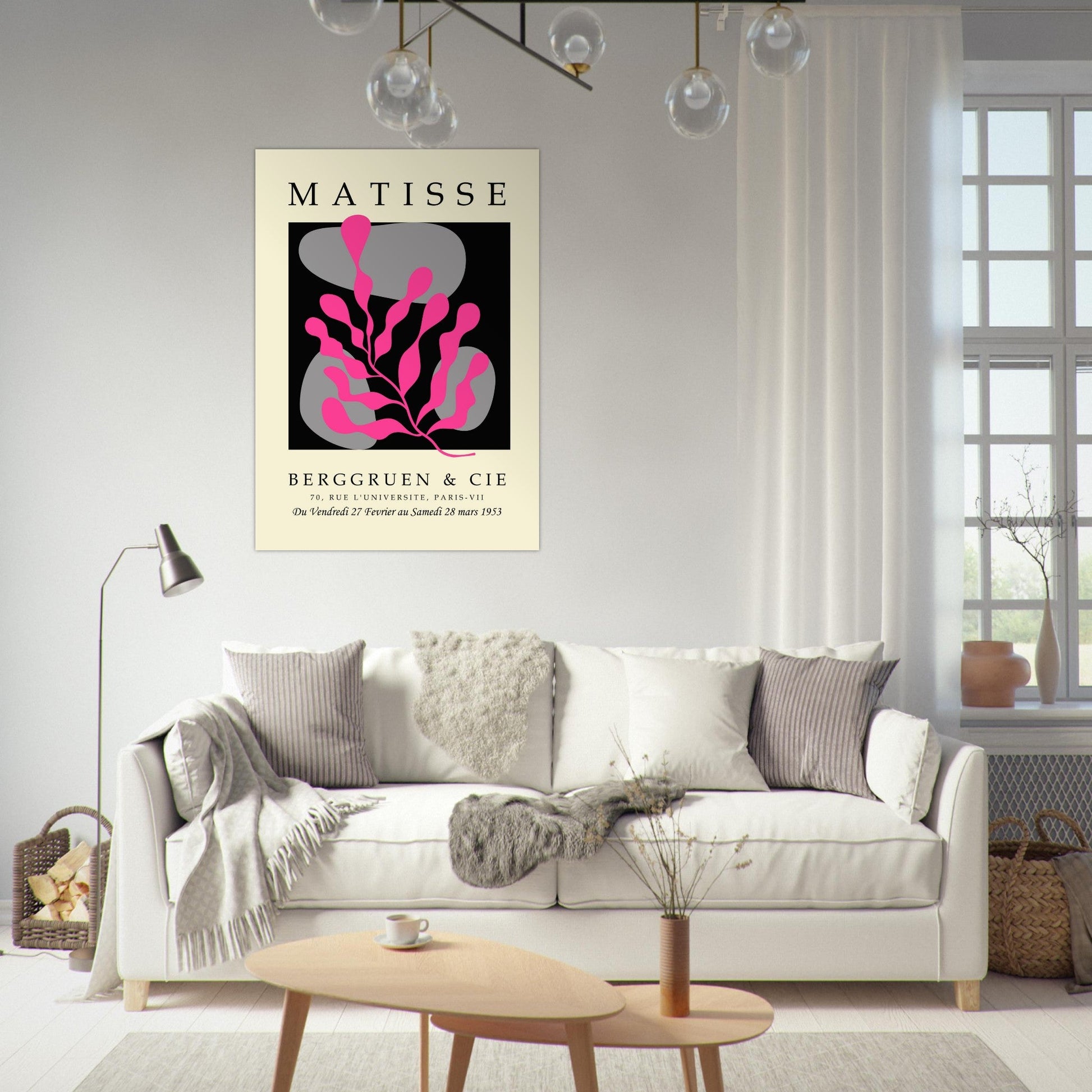 Matisse - Cut Outs, black, Henri Matisse Art Print, Matisse Exhibition, #illieeart