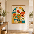 Mid Century Scandinavian Bird print
