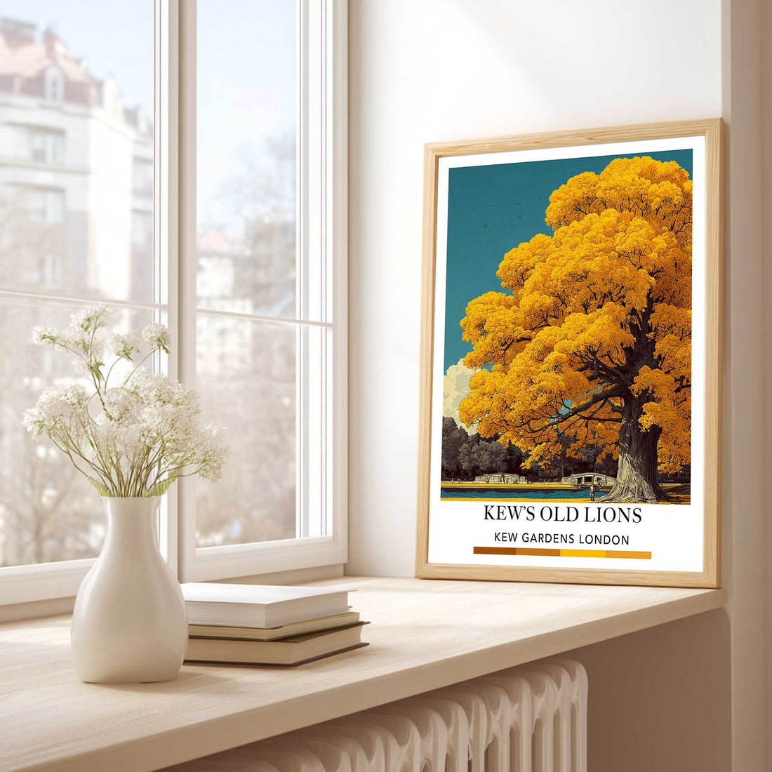 Travel print London Kew Gardens Ginkgo Tree