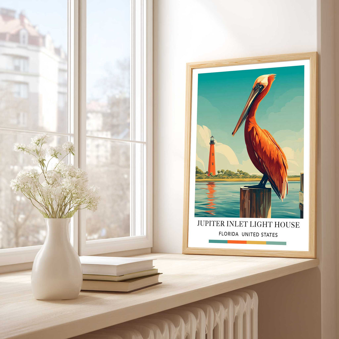 Travel Print Florida Jupiter Inlet Lighthouse