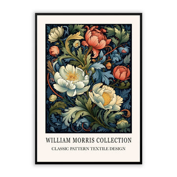 William Morris Vintage Flowers 01