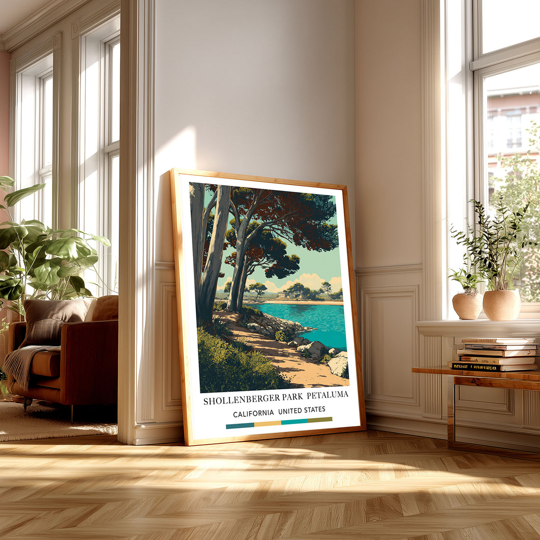 Travel Print Petaluma California