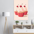 Pink Cherry Cup Cakes, Pink, , , #illieeart