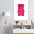 Pink Gummy Bear, Kids Room Print, , , #illieeart