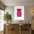 Pink Gummy Bear, Kids Room Print, , , #illieeart