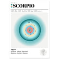 Scorpio - Zodiac Sign, Scorpio Zodiac, Scorpio Aura, Zodiac Sign Print, #illieeart