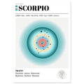 Scorpio - Zodiac Sign, Scorpio Zodiac, Scorpio Aura, Zodiac Sign Print, #illieeart
