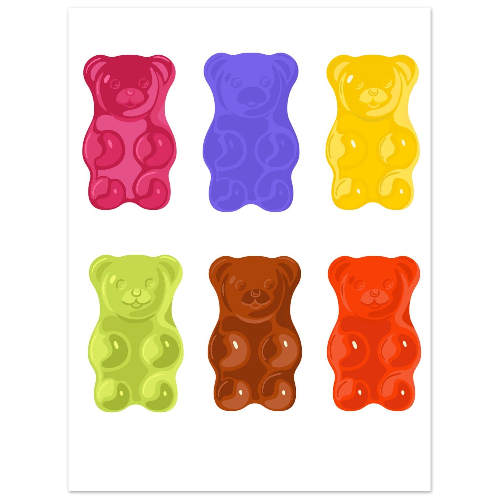 Six Gummy Bears, , , , #illieeart