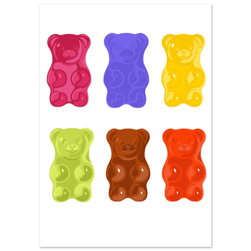 Six Gummy Bears, , , , #illieeart