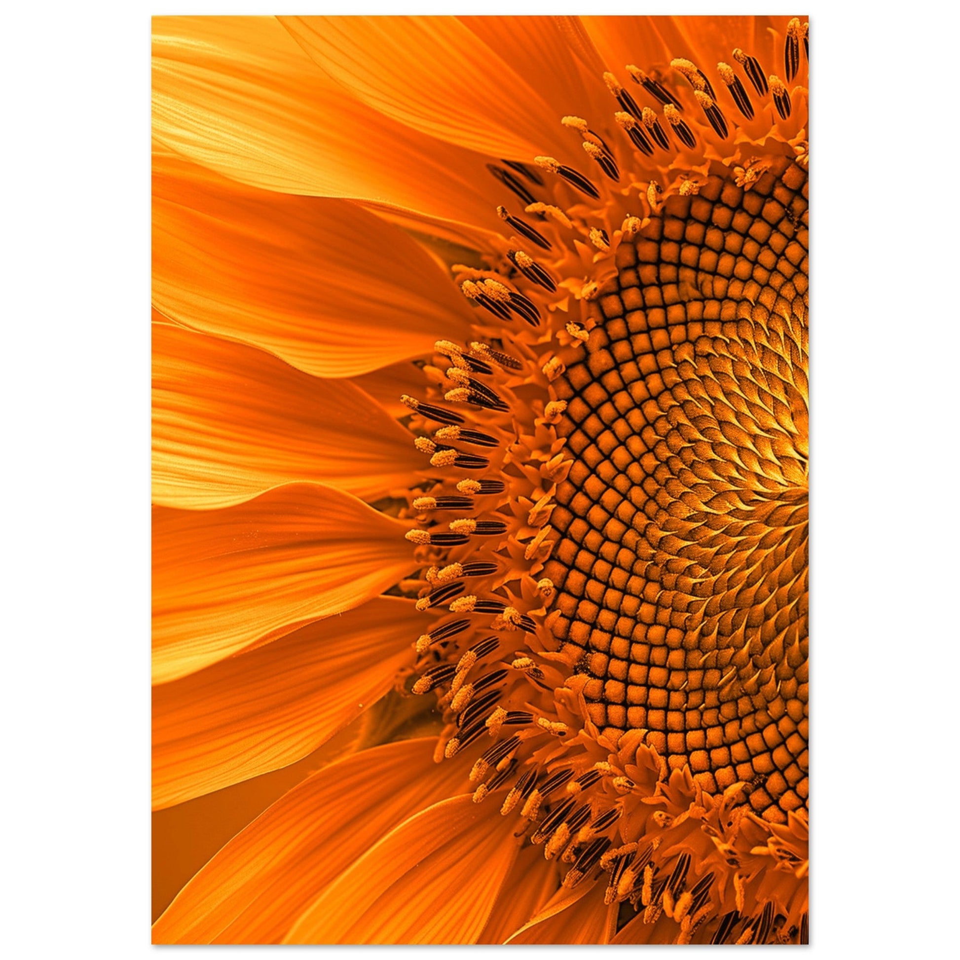 Big Sunflower Art Print, Big Flower Prints, Big Sunflower, Yellow Flower Prints, #illieeart
