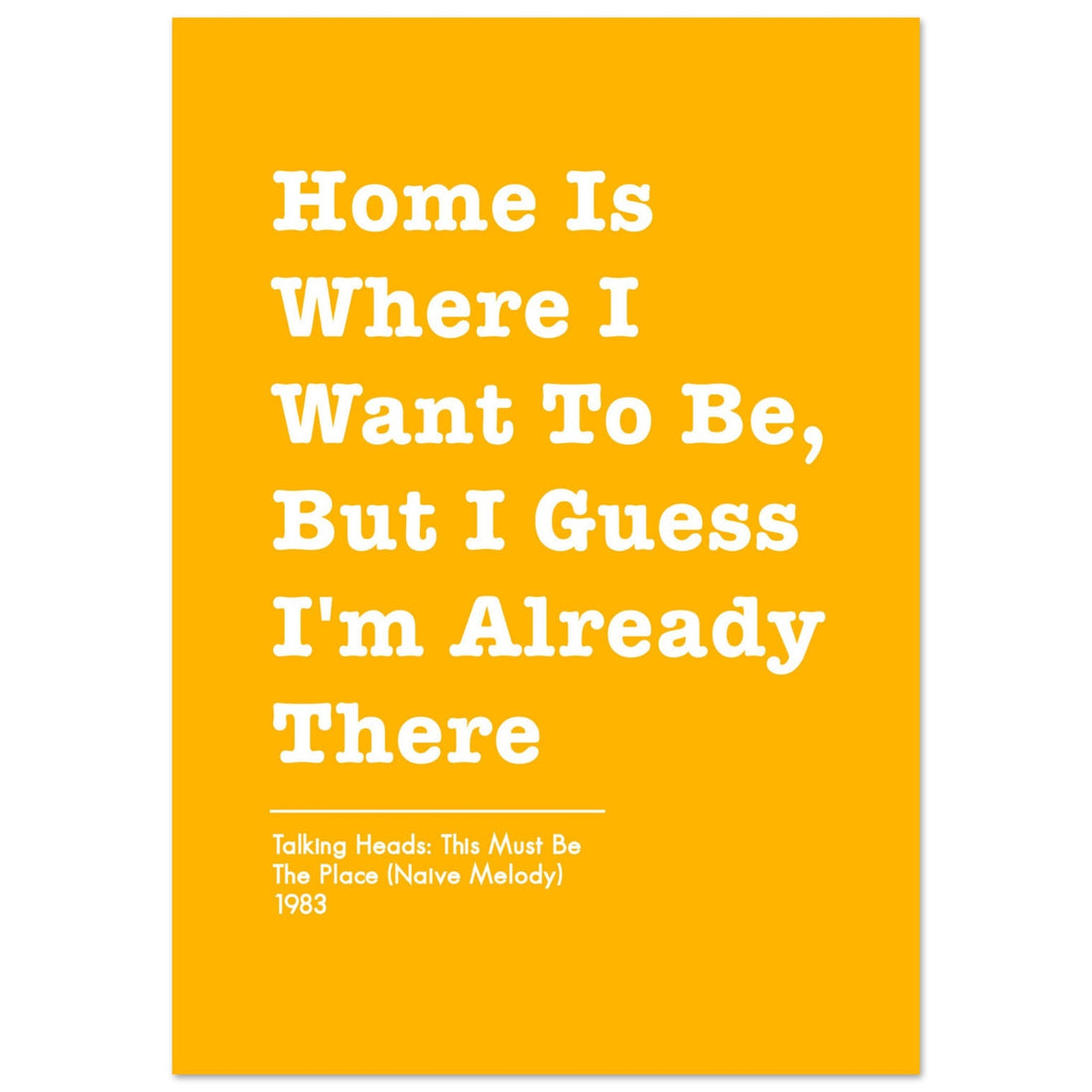 Talking Heads - This must be the place, Song Lyrics, Talking Heads, This must be the place, #illieeart