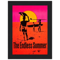 The Endless Summer - Classic Vintage Movie, Framed Print, Surf Movie, The Endless Summer, vintage movie poster, #illieeart