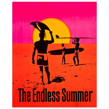 The Endless Summer Vintage Movie Poster, classic surf movie, Movie Prints, , #illieeart