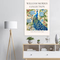 The Peacock - William Morris, The Peacock, Vintage Art print, william morris, #illieeart