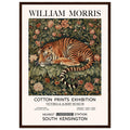 The Tiger In Flowers - Framed Poster, The Tiger In Flowers, Vintage Art print, william morris framed, #illieeart