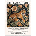 Tiger in Flowers - William Morris, Tiger in Flowers, Vintage Tiger Print, William Morris Art, #illieeart