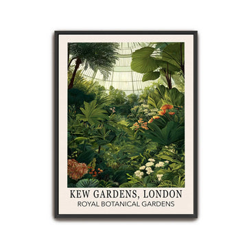Travel Print London Vintage Kew Gardens