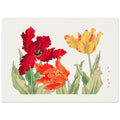 Tulips - Framed Poster, Framed Poster, Japanese woodblock art, Tulips, #illieeart