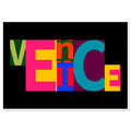 Venice | City Sign Venice, Typography, Venice Art Print, , #illieeart