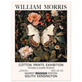 White Butterfly In Flowers - William Morris, vintage, White Butterfly In Flowers, william morris, #illieeart