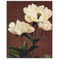 White Roses, Vintage Art print, vintage floral art print, White Roses, #illieeart