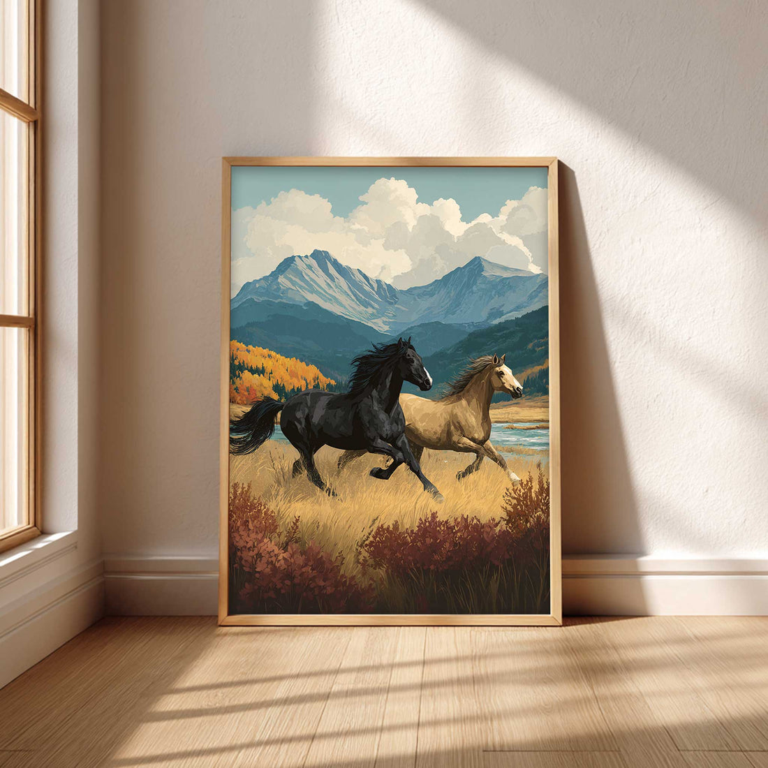 Wild Horses In Colorado Print