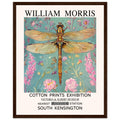 William Morris Framed Print - The Dragonfly, Blue, Floral Background, Framed Art print, #illieeart