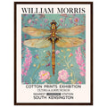 William Morris Framed Print - The Dragonfly, Blue, Floral Background, Framed Art print, #illieeart