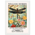 William Morris Framed Print - The Dragonfly, Floral Background, Framed Art print, yellow, #illieeart