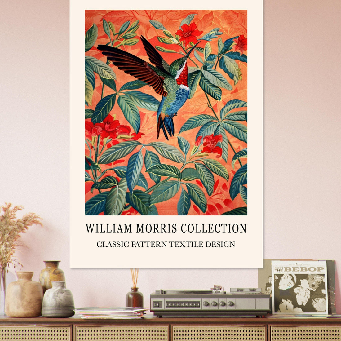 Humming Bird - William Morris, Hummingbird print, Inspired By William Morris, william morris, #illieeart