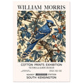 Blue Jay - William Morris Art Print, Art, Arts & Crafts, Blue, #illieeart