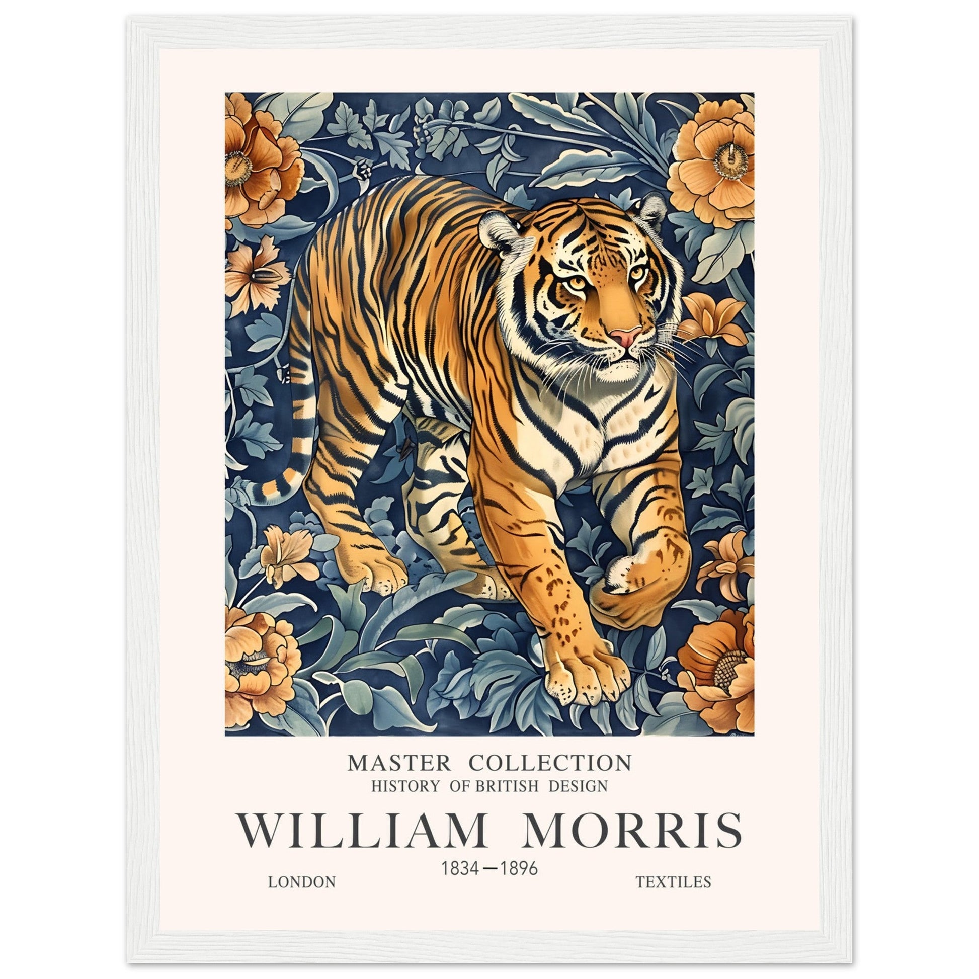 William Morris Master Collection - The Majestic Tiger Print - Framed, , , , #illieeart