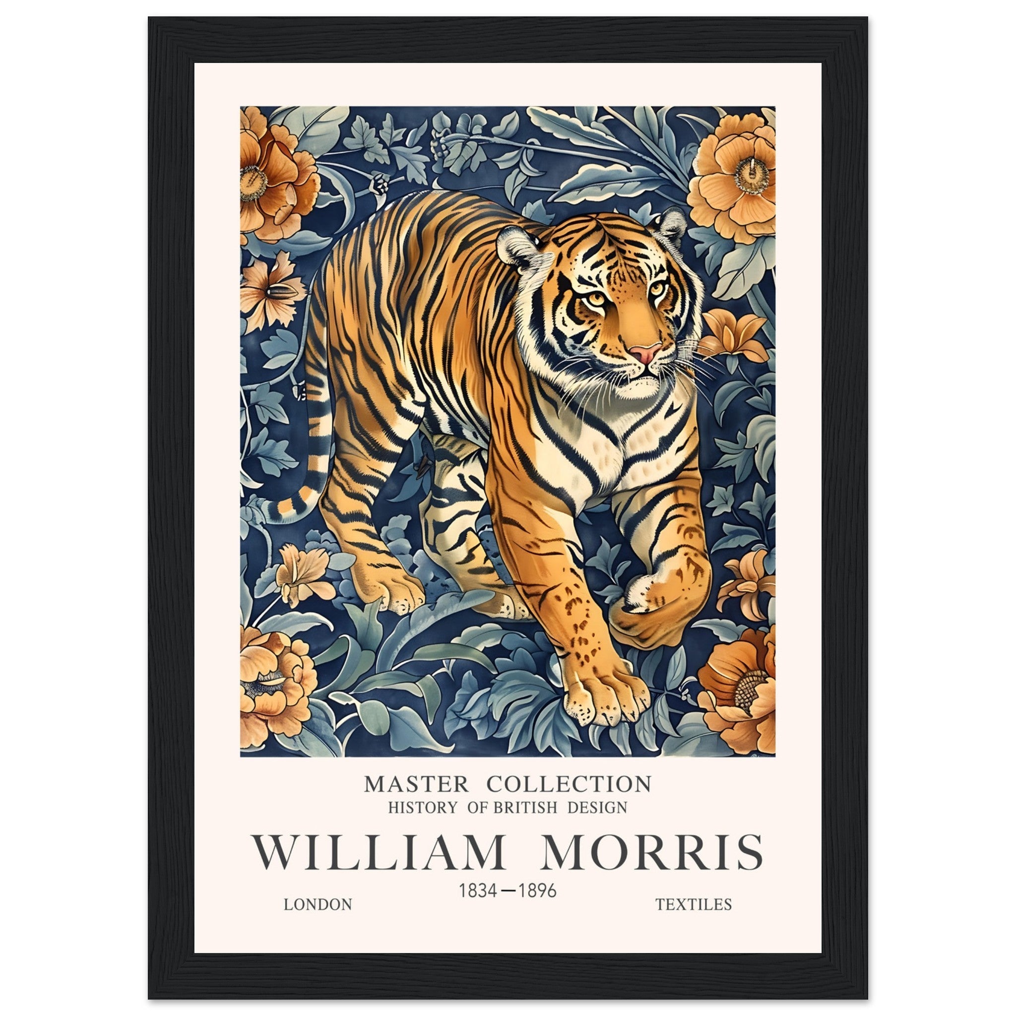 William Morris Master Collection - The Majestic Tiger Print - Framed, , , , #illieeart