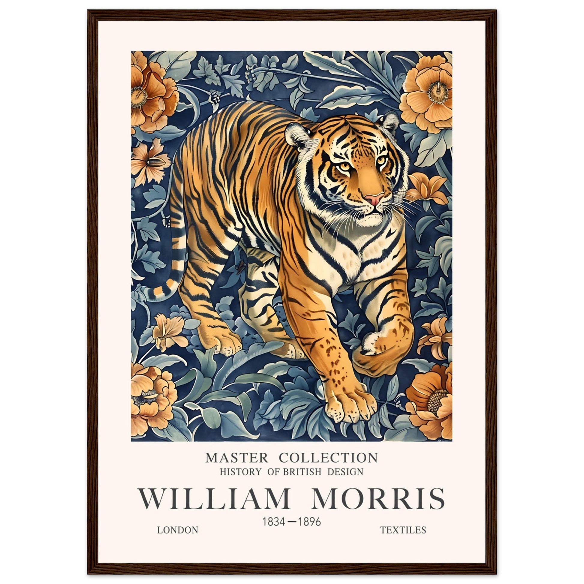 William Morris Master Collection - The Majestic Tiger Print - Framed, , , , #illieeart