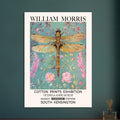 William Morris Print - The Dragonfly, Blue, Floral Background, , #illieeart