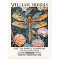 William Morris Print - The Dragonfly, Floral Background, Teal, , #illieeart