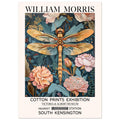 William Morris Print - The Dragonfly, Floral Background, Teal, , #illieeart