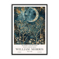 dark Academia  Wall Art, Gothic Moon  Wall Art, Mystical Wood Land Poster, Witchy Moon And Forest Wall Art