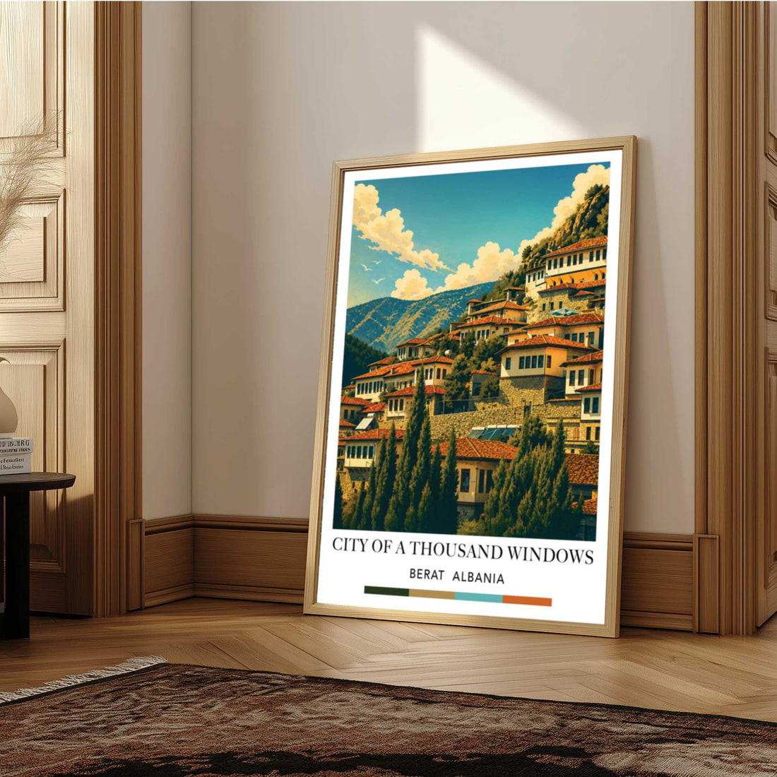 Travel Print Berat Albania City of a Thousand Windows