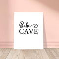 Babe Cave, Black and white, girls room, Posters, #illieeart #