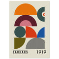 Bauhaus Multicolour Poster, No. 103, abstract, architecture, design, #illieeart