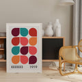 Retro Bauhaus Poster, No. 106, Bauhaus Art Print, minimalist art prints, modern wall art, #illieeart