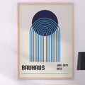 Bauhaus Poster, Blue No. 116, abstract, architecture, bauhaus, #illieeart