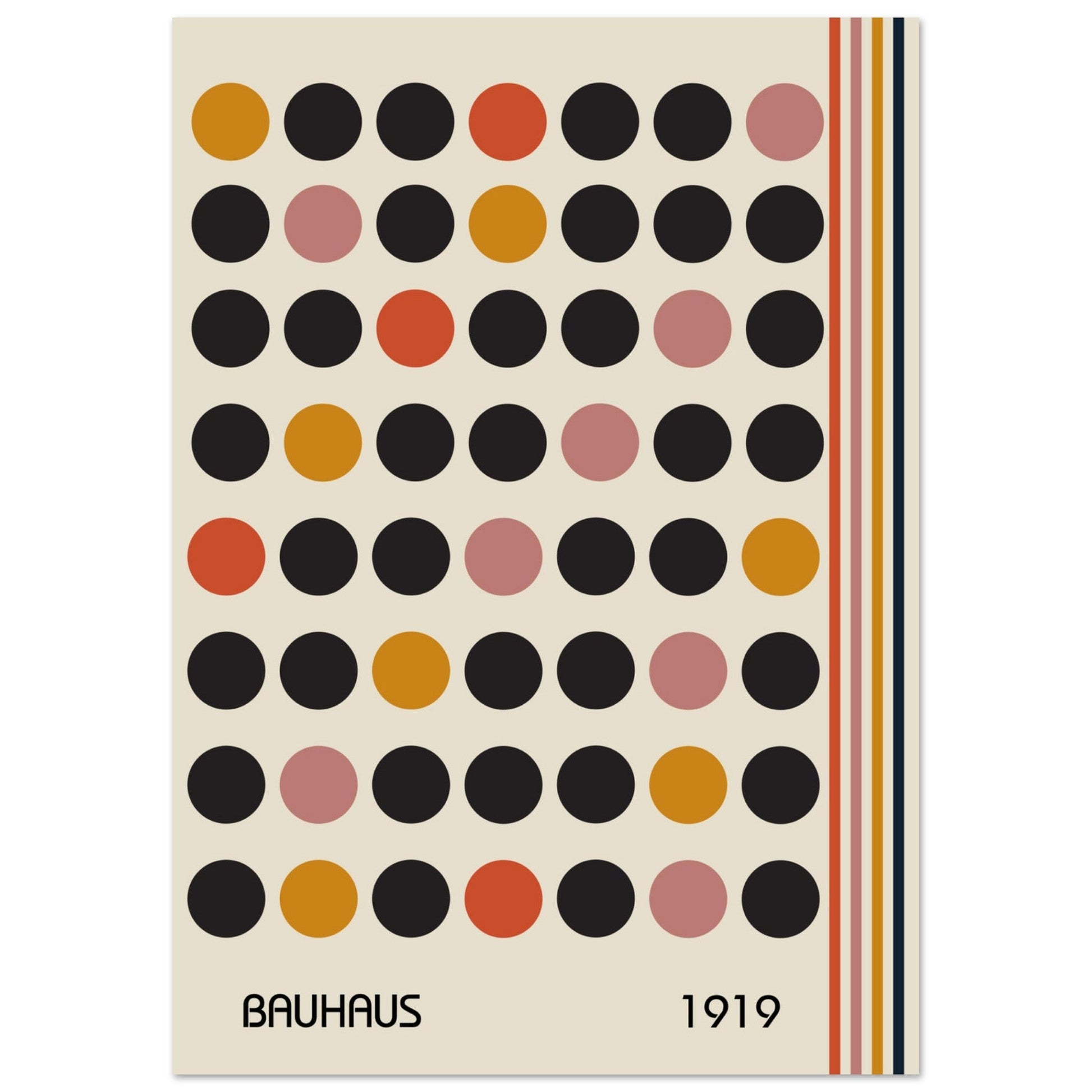 Bauhaus Geometric Poster, No. 001, abstract, architecture, bauhaus, #illieeart