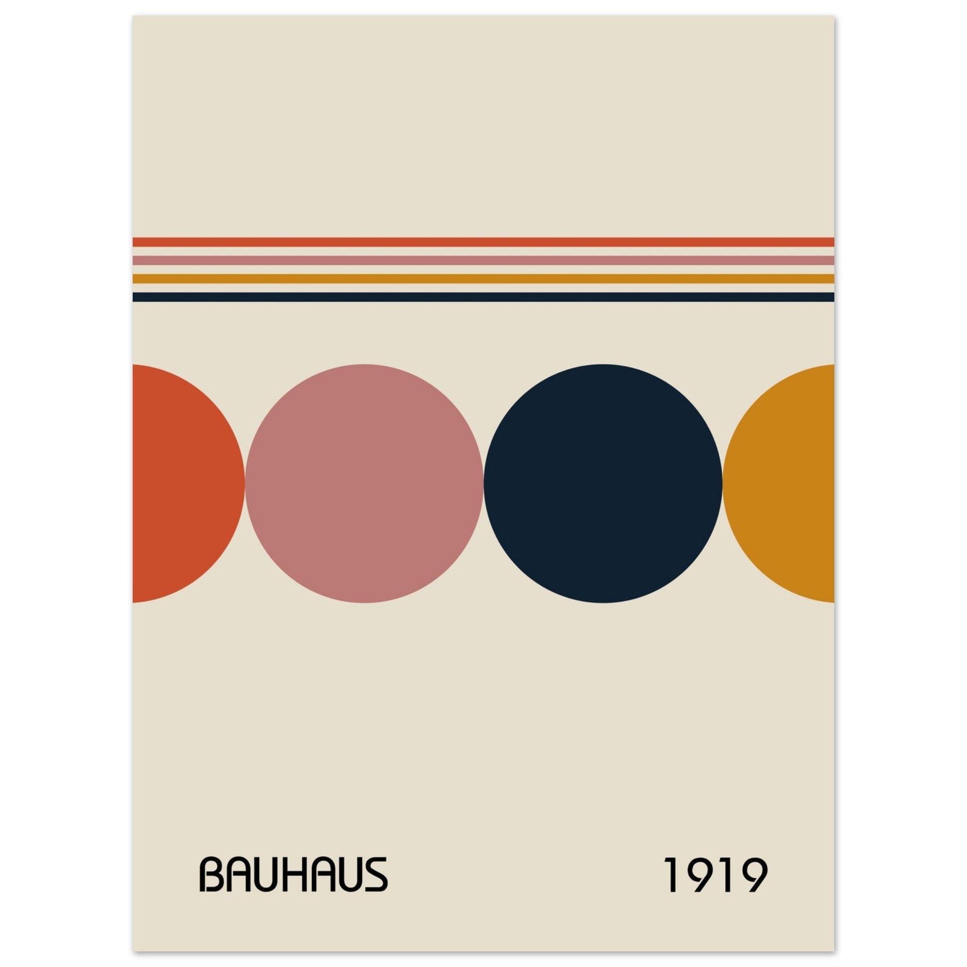 Vintage Bauhaus Poster, No. 109, abstract, architecture, black, #illieeart
