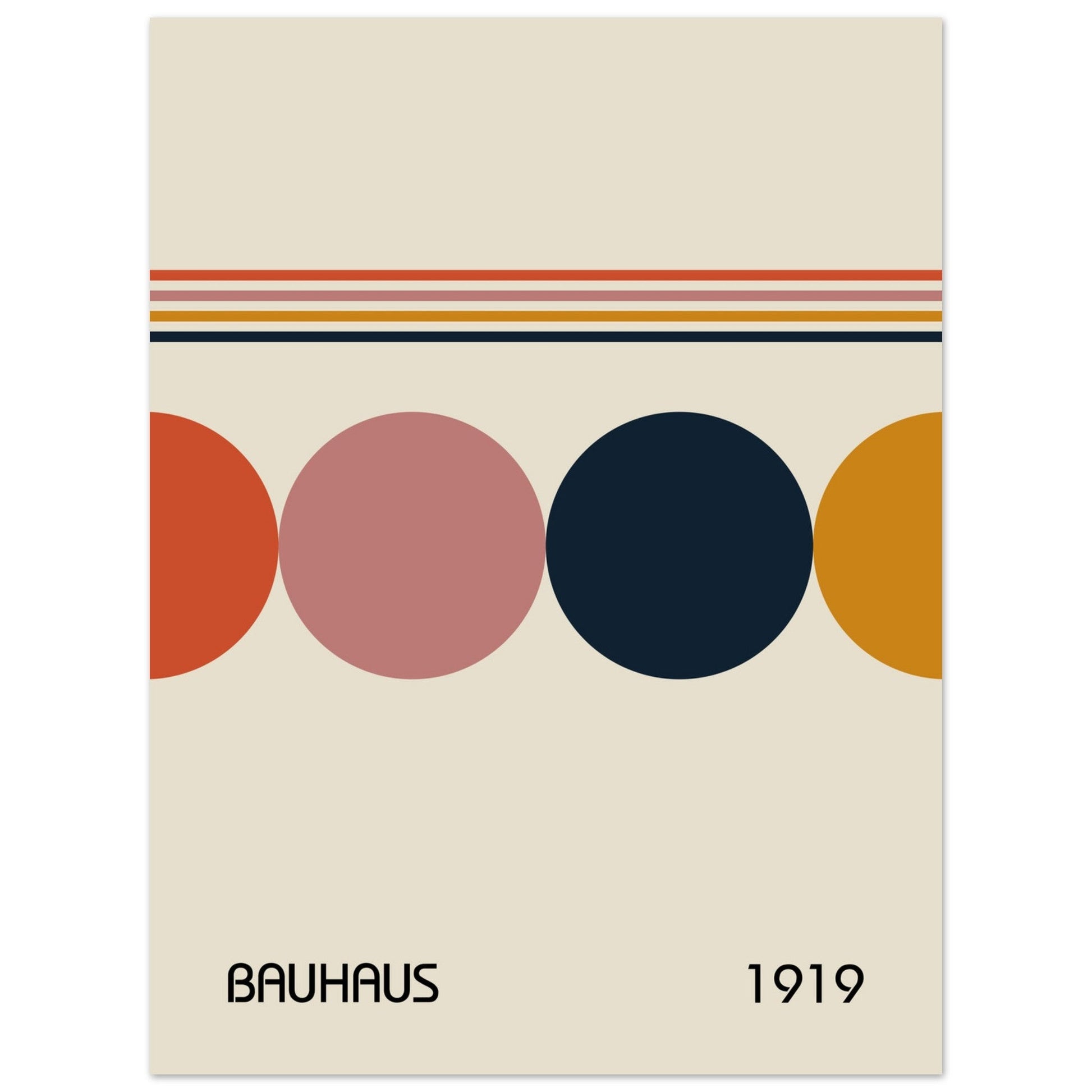 Vintage Bauhaus Poster, No. 109, abstract, architecture, black, #illieeart