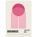 Bauhaus Pink Poster, No. 113, abstract, architecture, design, #illieeart